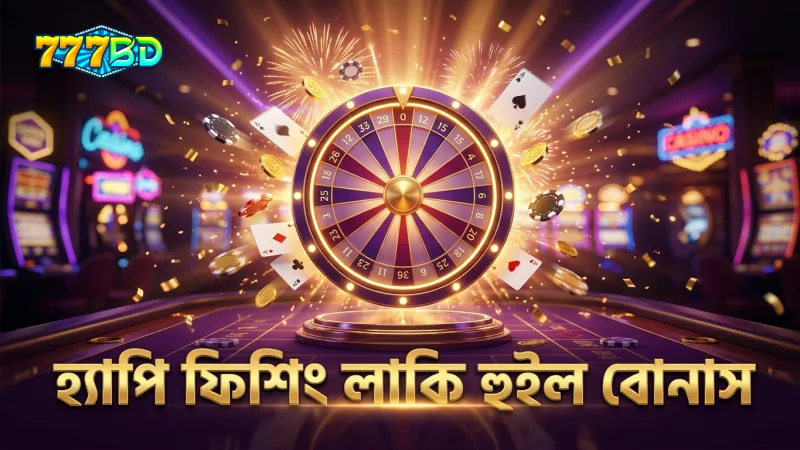 হ্যাপি ফিশিং গেমে লাকি হুইল বোনাস দ্রুত পাওয়া যায়