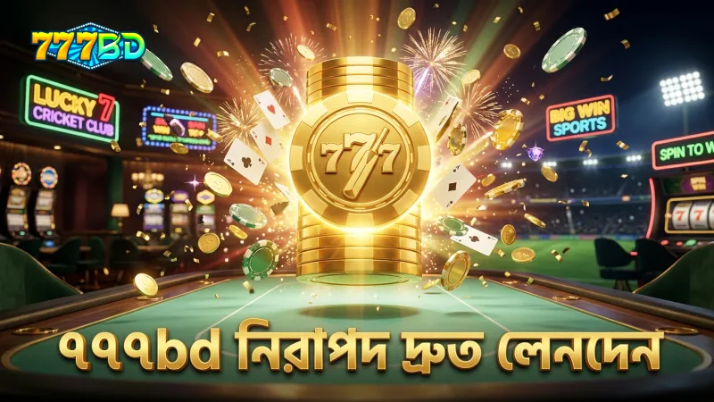 নিরাপদ বেটিং ও দ্রুত উইথড্রয়ালে ৭৭৭bd সহায়ক