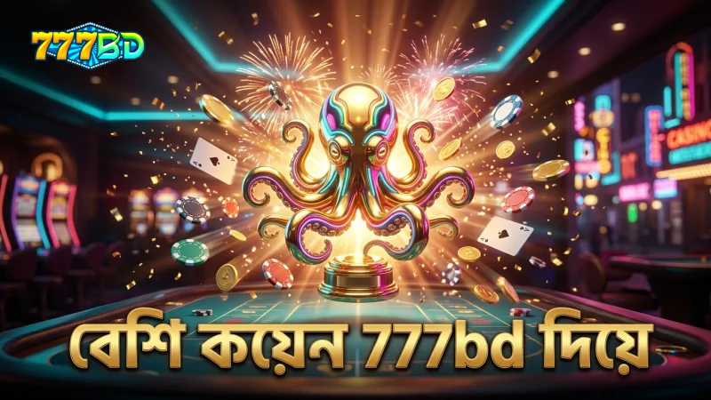 মেগা অক্টোপাস ও বিশেষ অস্ত্র ব্যবহারে 777bd থেকে বেশি কয়েন জেতা যায়